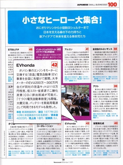 {~ƂPOO@j[YEC[NɌfڂ܂Bhttp://www.evhonda.jp/